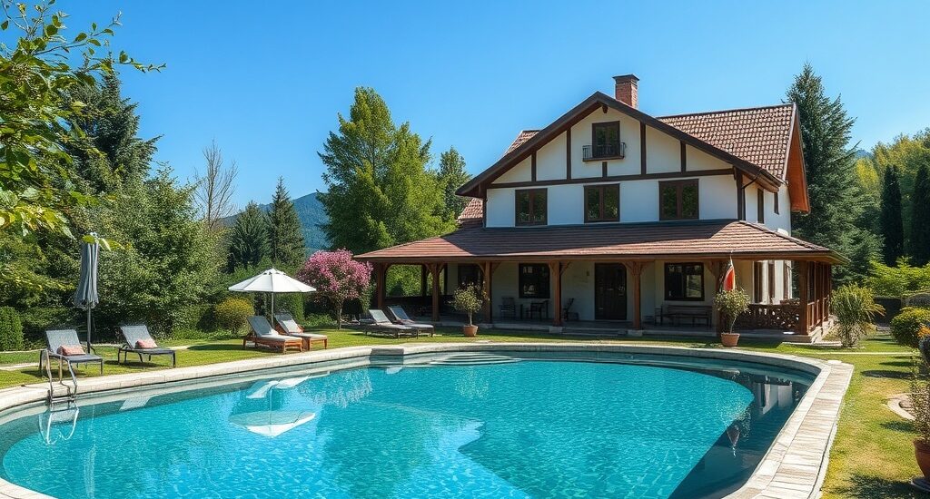 evrostroy-gel.ru | Бассейн на участке загородного дома: каркасный, композитный, бетонный